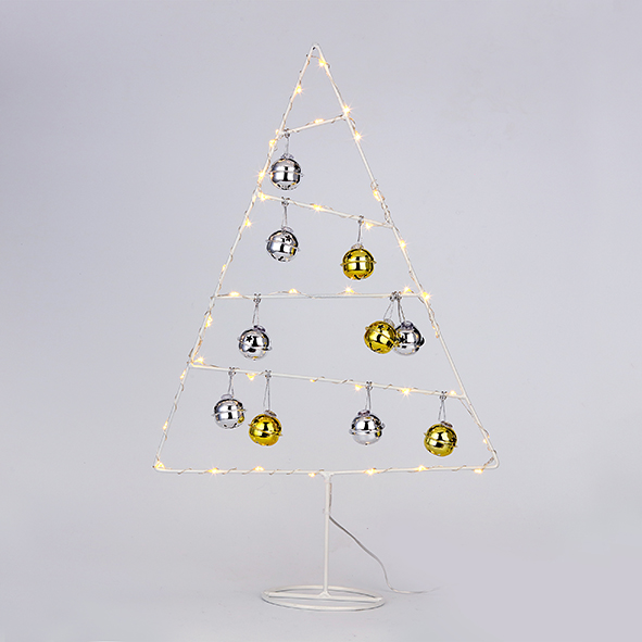 LED Tabletop Metal Bell Christmas Tree