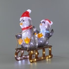 Acrylic Led Penguin Sled