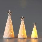 White Ceramic Christmas Trees