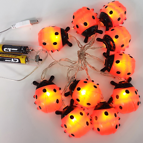 Ladybird, 10 LED String Lights