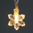 Led Acrylic Snowflake String Lights