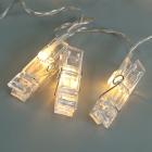 Plastic Clips, 10 Led Sring Lights