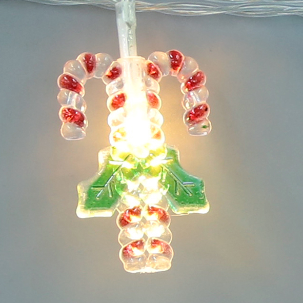 Candy Cane Christmas String Lights