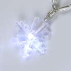 Led Acrylic Snowflake String Lights