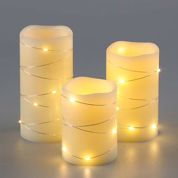 Wax Candle-3PCS Led Candle