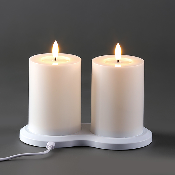 Plastic Candle-LED Induction Rechargeable Tea Lights Candles