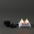 Plastic Candle-LED Induction Rechargeable Tea Lights Candles