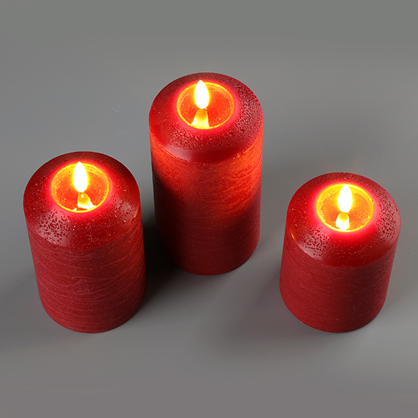 Wax Candle-3PCS Led Candle / Liquid Wax Effect