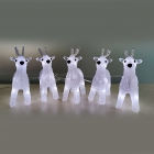 5 Acrylic reindeer string lights