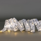 Christmas Tree Silver Ribbon Fairy Lights Led Battery