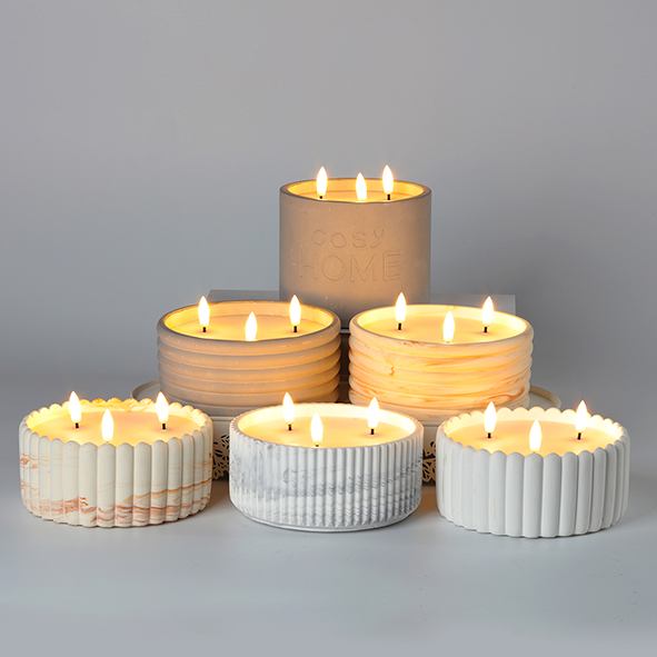 Wax Candle-CONCRETE CANDLE