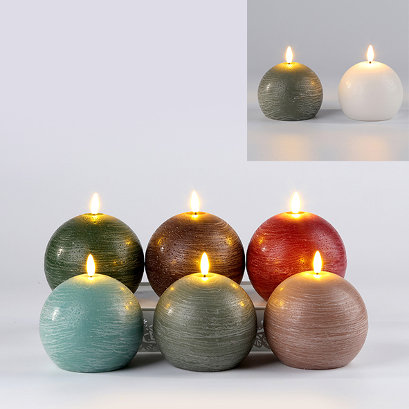 Wax Candle-BALL-SHAPED