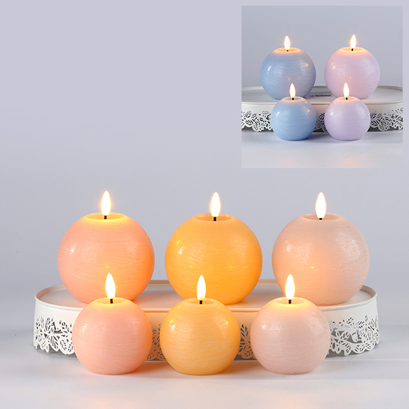 Wax Candle-BALL-SHAPED