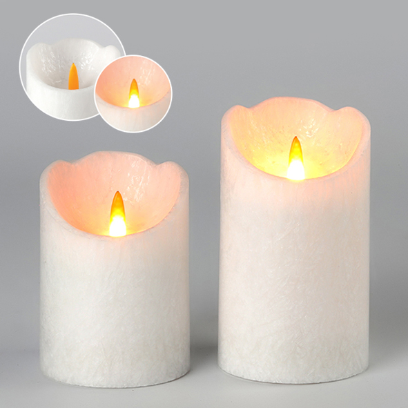 Wax Candle-FIREGLOW FLAME （CRYSTALIZED FINISH）