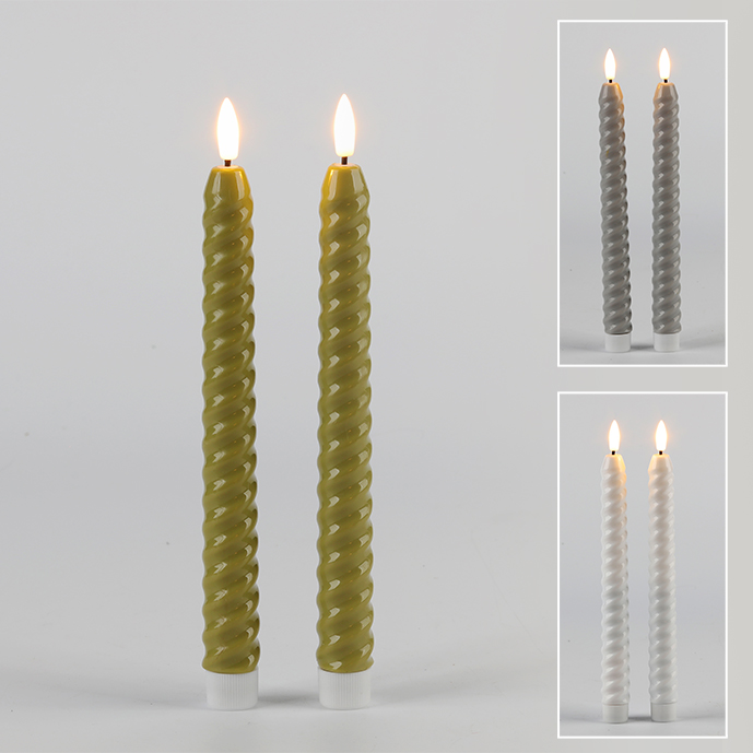 Plastic Taper Candle