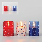 Plastic Candle-GLASS IMITATION