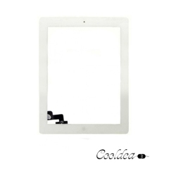 For iPad 2 Digitizer Touch Screen with Home button Assembly Panel Replacement White