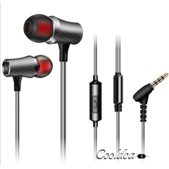 D03 Metal bass-ear headphone