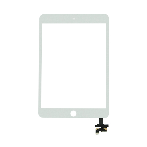 For iPad Mini 3 Digitizer Touch Screen With IC chip and home button Assembly White