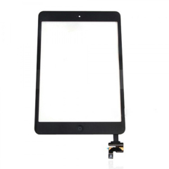 For iPad Mini 3 Digitizer Touch Screen With IC chip and home button Assembly Black