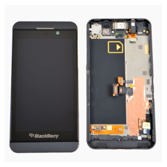 Blackberry Z10 Full LCD Digitizer Touch Screen Assembly with frame Replacement Part Black