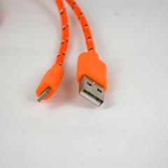New High Quality Apple 8 pin nylon rope USB Data Cable