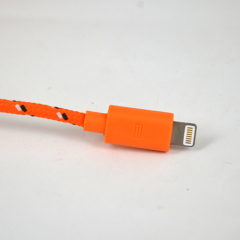 New High Quality Apple 8 pin nylon rope USB Data Cable
