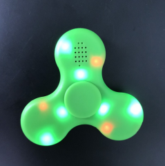 New light-emitting music decompression rechargeable Bluetooth playback flash fingertips Spinner