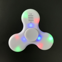 New light-emitting music decompression rechargeable Bluetooth playback flash fingertips Spinner