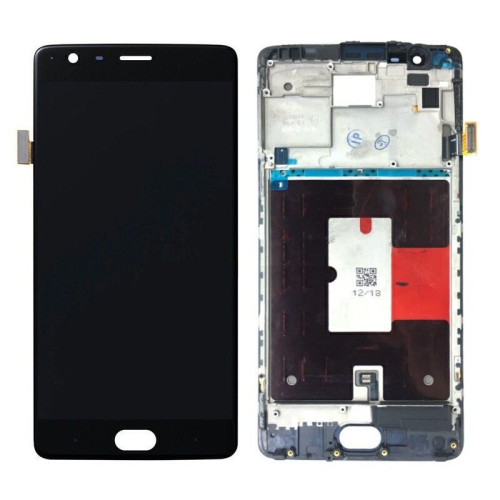 One Plus 3 Full LCD Digitizer Touch Screen Panel Assembly With Frame