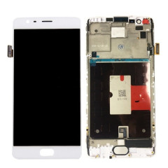 One Plus 3 Full LCD Digitizer Touch Screen Panel Assembly With Frame