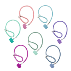 Mobile phone lanyard messenger card mobile phone case lanyard hanging neck adjustable mobile phone back clip lanyard spacer