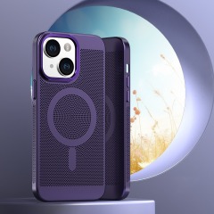 Ultra-thin breathable cooling magnetic mobile phone case For iPhone 7-14 pro max