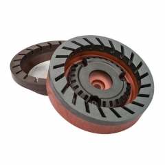 Resin Wheel (Turbo,Red Base) 150*12（Bore）*20*10 + 4#