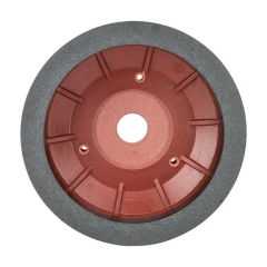 Resin Wheel for Bevelling (Red Base) 150*22（Bore）*15*12 + 3#