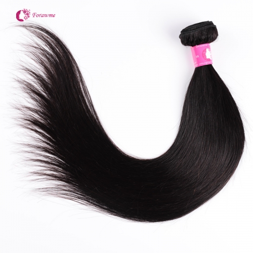 Brazilian Virgin Straight Hair Unprocessed Remy Human Hair Weft Soft 1B Natural Black Hair Weave 1 2 pcs/lot