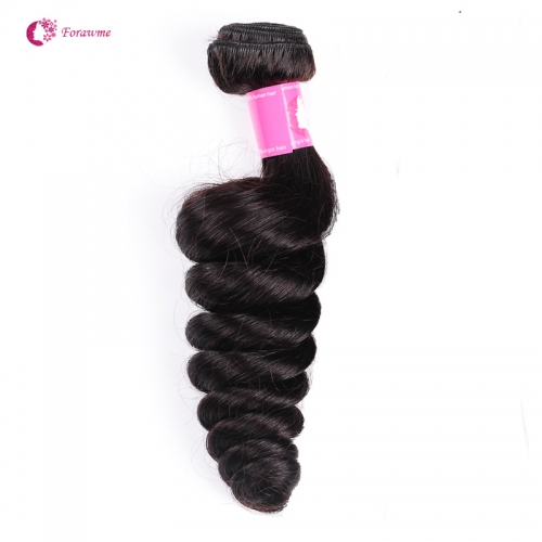 Virgin Brazilian Loose Wave Human Hair Weaves