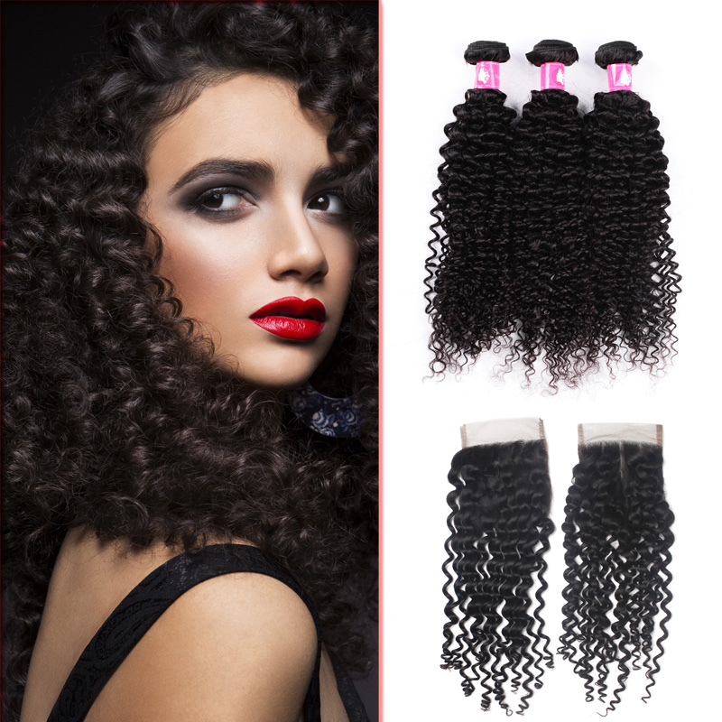 Brazilian deep curly hair