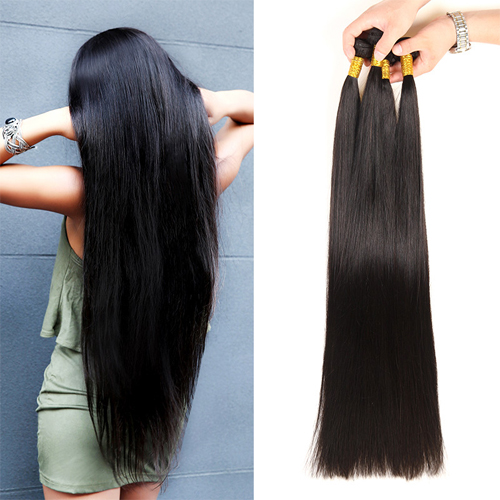 Long Straight Human Hair Bundles 30 inch to 40 inch Body Wave Virgin Human long hair