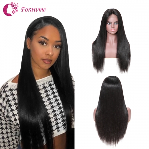 180% Density 13x4 Lace Frontal Wigs Straight Lace Frontal Wig Machine Made Wigs