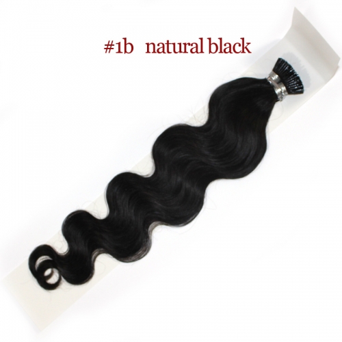 Body wave Pre bonded keratin hair extension I tip hair extension 100g (1g/strand)