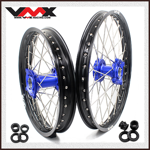 VMX 21/18 Enduro Wheels Rims Set Fit SHERCO  SER & SEF (All) Blue Hub