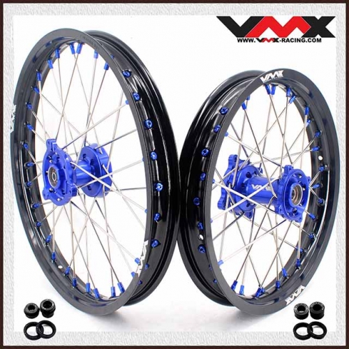 VMX 19/16 Kid's Big Wheel Fit YAMAHA YZ80 1993-2001 YZ85 2002-2023 Blue Nipple