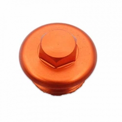 CNC Engine Crankcase Decoration Plug Compatible with KTM 125-530 ENDURO/R Orange