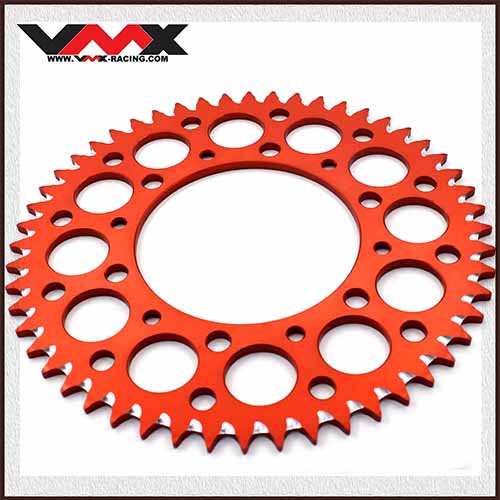 VMX CNC Aluminium Rear Sprocket Orange Compatible with KTM SX SXF EXC-F XCW-F  44T/50T/51T/52T