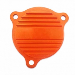 Decoration Part CNC Oil Pump Cover Fuel Compatible with KTM EXC XCW 2008-2015 Orange