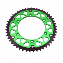 HYBRID SPROCKET 50T FIT KAWASAKI KX KXF KLX 250 450 GREEN