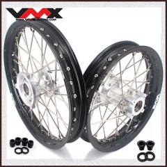 VMX 14/12 Kid's Small Wheels Compatible with KTM65 SX Silver Hub 2002-2024