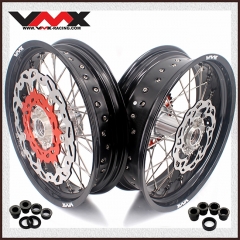 VMX 3.5/5.0 Motorcycle Supermoto Casting Wheels fit KTM SX EXC 250 400 450 Silver Hub