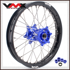 VMX 2.15*19"  Rear Single Wheel Fit YAMAHA YZ250F 2001-2020 YZ450F Blue Hub Black Rim